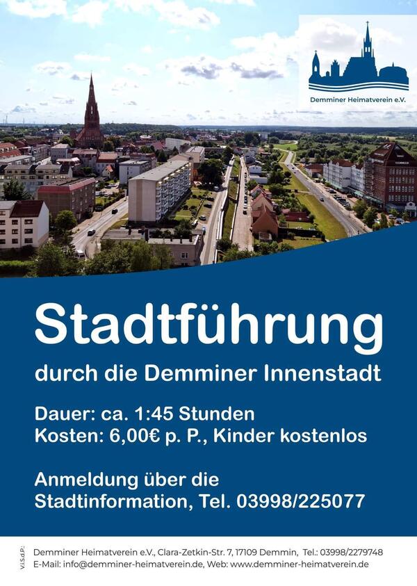 Bild vergrößern: Daten Stadtführung