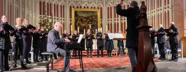 Proben für Franz Schuberts „Messe in Es-Dur“ 