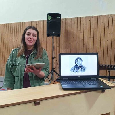Bild vergr&ouml;&szlig;ern: Kirchenmusikstudentin Annett Bilow