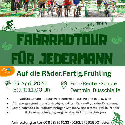 Anradeln Demmin 2026